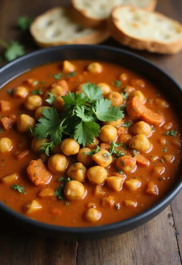 28 Middle Eastern Vegetarian Recipes Packed with Flavor 3 28 Middle Eastern Vegetarian Recipes Packed with Flavor - 3. Spicy Chickpea Stew