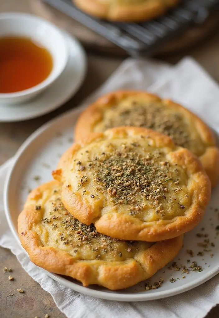 28 Middle Eastern Vegetarian Recipes Packed with Flavor 6 28 Middle Eastern Vegetarian Recipes Packed with Flavor - 6. Zaatar Manakish