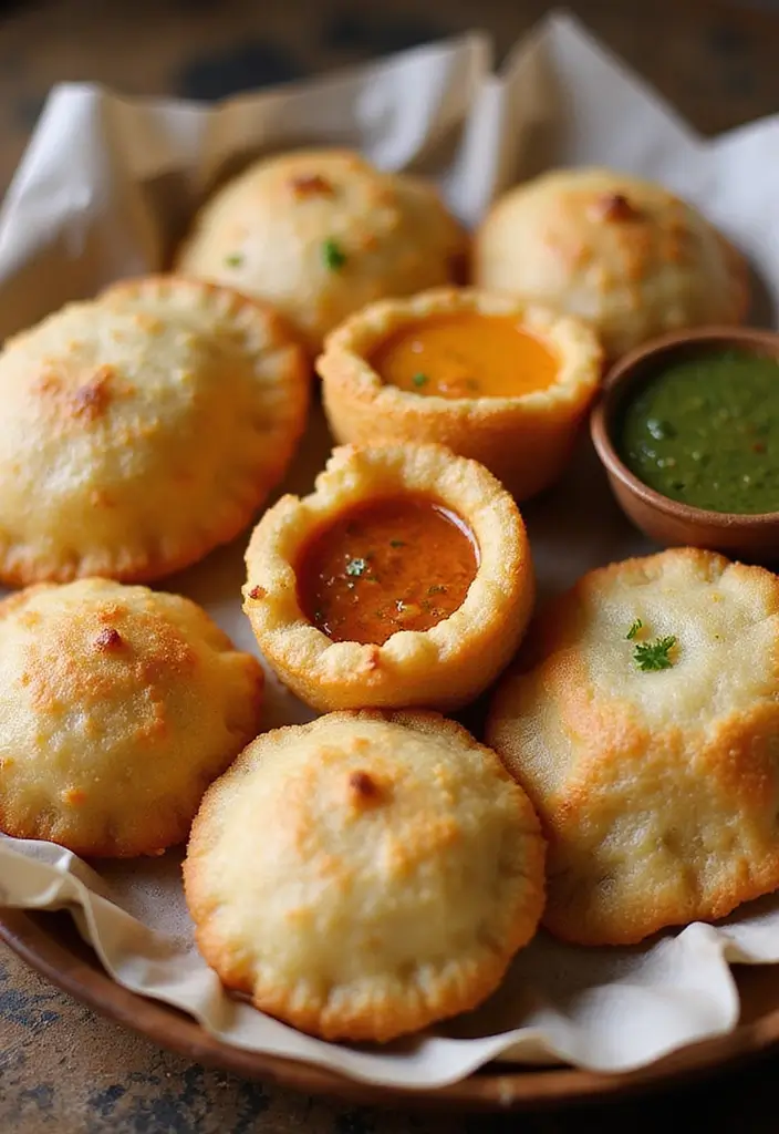 28 Veg Recipes of India: Classic Vegetarian Indian Dishes 14 28 Veg Recipes of India: Classic Vegetarian Indian Dishes - 14. Pani Puri