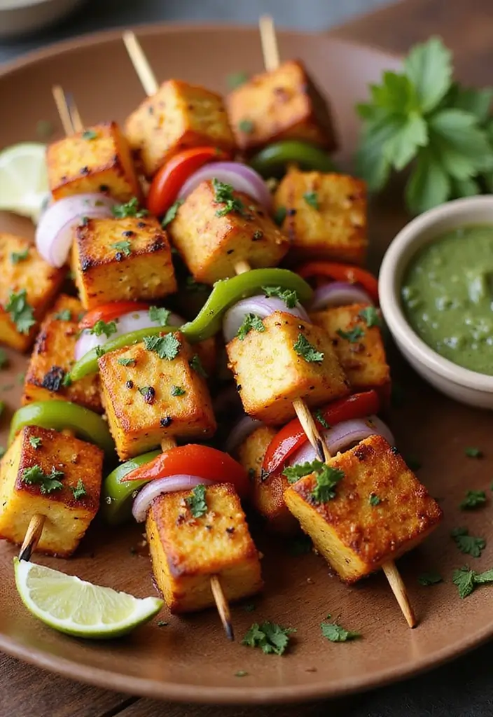 28 Veg Recipes of India: Classic Vegetarian Indian Dishes 28 28 Veg Recipes of India: Classic Vegetarian Indian Dishes - 28. Tandoori Paneer Tikka