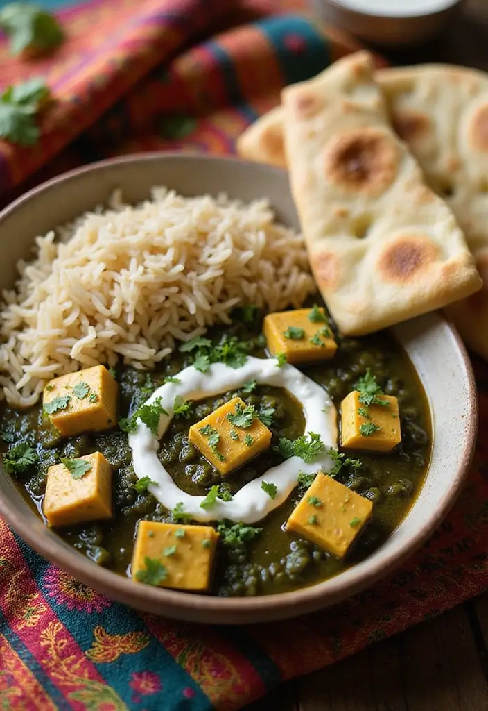 28 Veg Recipes of India: Classic Vegetarian Indian Dishes 4 28 Veg Recipes of India: Classic Vegetarian Indian Dishes - 4. Palak Paneer