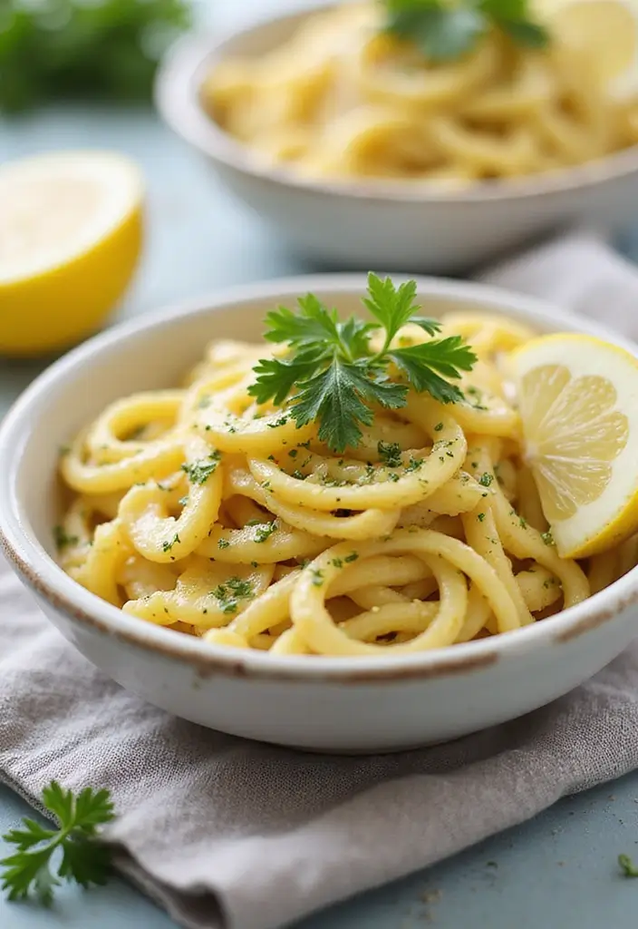 28 Vegetarian Dinner Recipes for Two That Are Simple and Tasty 12 28 Vegetarian Dinner Recipes for Two That Are Simple and Tasty - 12. Lemon Garlic Pasta