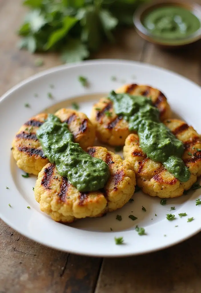 28 Vegetarian Dinner Recipes for Two That Are Simple and Tasty 13 28 Vegetarian Dinner Recipes for Two That Are Simple and Tasty - 13. Cauliflower Steaks with Chimichurri