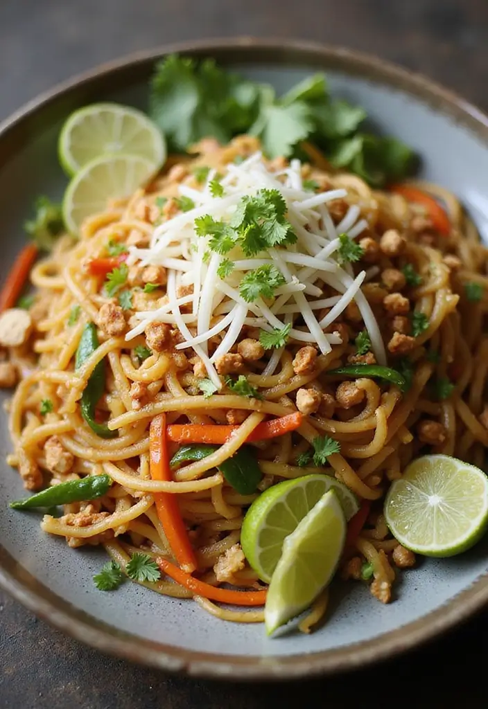 28 Vegetarian Dinner Recipes for Two That Are Simple and Tasty 23 28 Vegetarian Dinner Recipes for Two That Are Simple and Tasty - 23. Vegetable Pad Thai