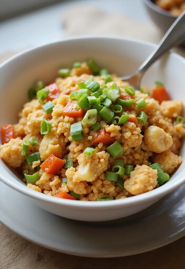 28 Vegetarian Dinner Recipes for Two That Are Simple and Tasty 24 28 Vegetarian Dinner Recipes for Two That Are Simple and Tasty - 24. Cauliflower Fried Rice
