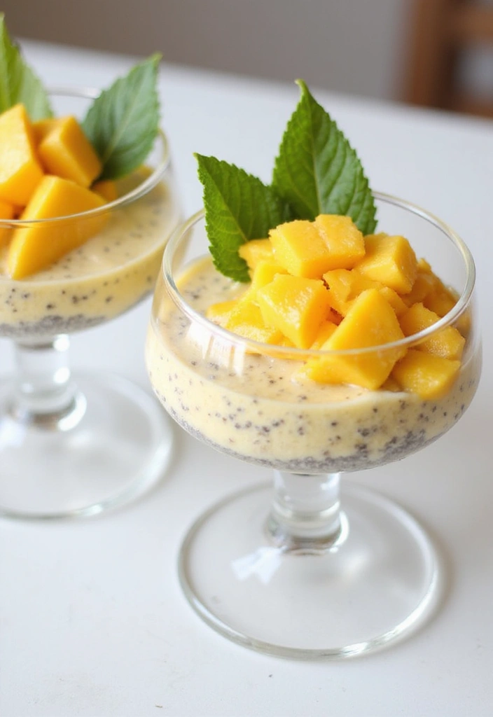 28 Vegetarian Dinner Recipes for Two That Are Simple and Tasty 25 28 Vegetarian Dinner Recipes for Two That Are Simple and Tasty - 25. Coconut Mango Chia Pudding