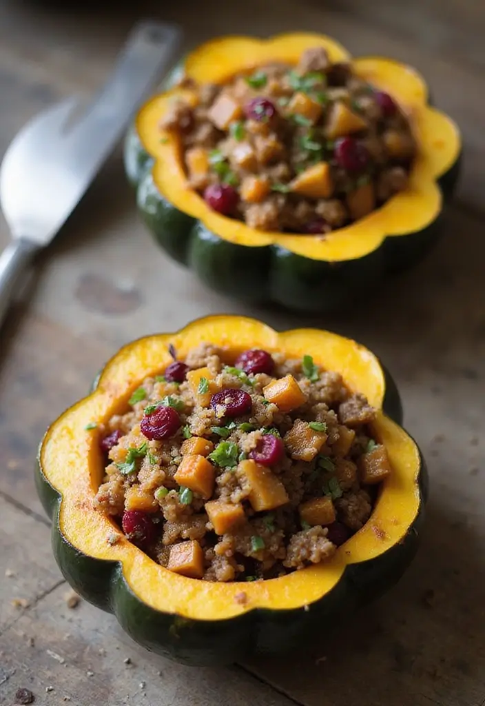 28 Vegetarian Dinner Recipes for Two That Are Simple and Tasty 27 28 Vegetarian Dinner Recipes for Two That Are Simple and Tasty - 27. Stuffed Acorn Squash