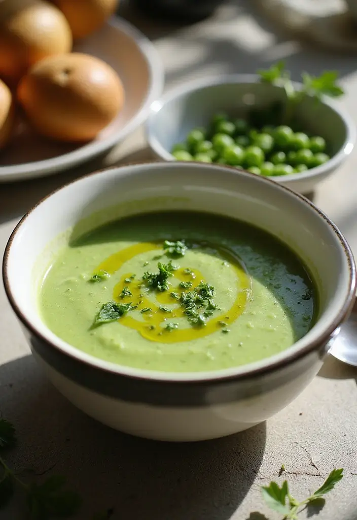 28 Vegetarian Instant Pot Recipes That Save Time 10 28 Vegetarian Instant Pot Recipes That Save Time - 10. Green Pea Soup