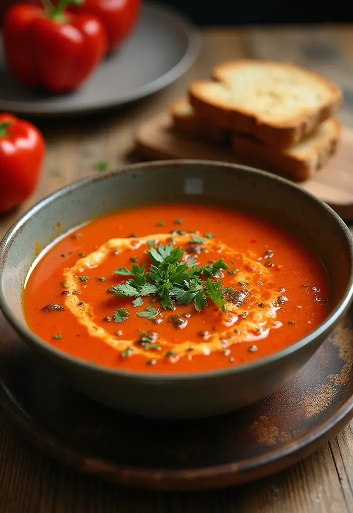 28 Vegetarian Instant Pot Recipes That Save Time 20 28 Vegetarian Instant Pot Recipes That Save Time - 20. Roasted Red Pepper Soup