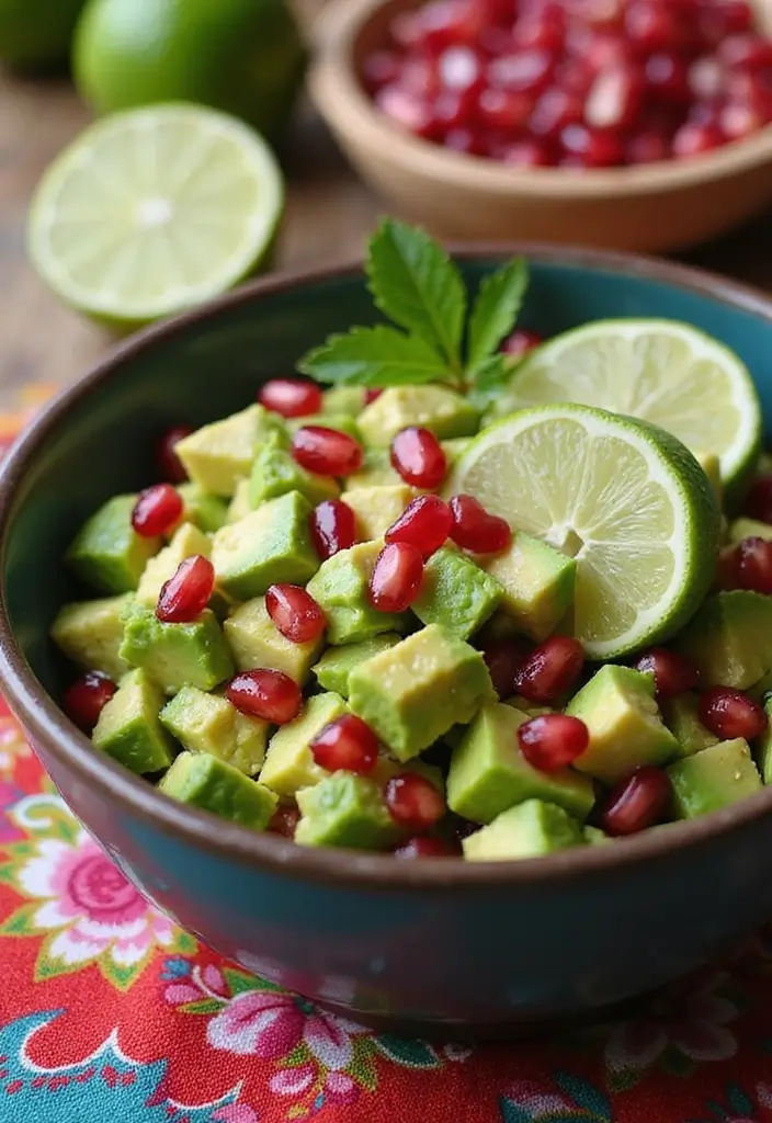 28 Vegetarian Thanksgiving Side Dish Recipes for the Holiday Table 11 28 Vegetarian Thanksgiving Side Dish Recipes for the Holiday Table - 11. Pomegranate and Avocado Salad