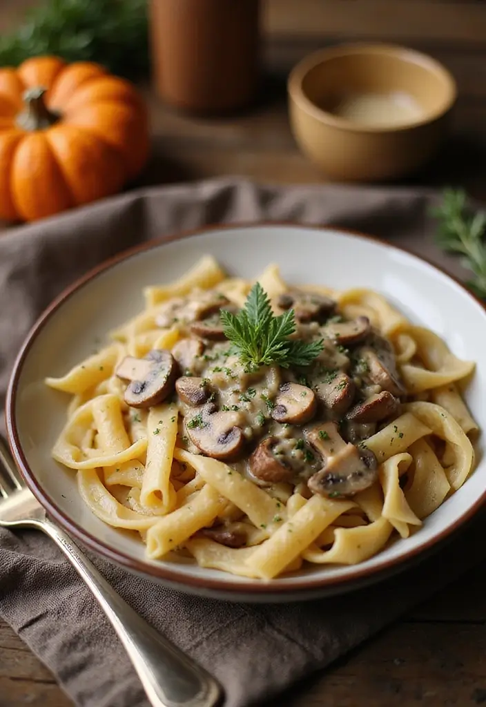 28 Vegetarian Thanksgiving Side Dish Recipes for the Holiday Table 16 28 Vegetarian Thanksgiving Side Dish Recipes for the Holiday Table - 16. Vegan Mushroom Stroganoff