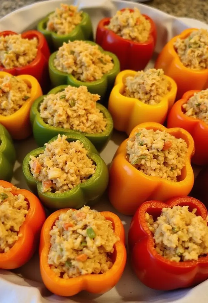 28 Vegetarian Thanksgiving Side Dish Recipes for the Holiday Table 18 28 Vegetarian Thanksgiving Side Dish Recipes for the Holiday Table - 18. Stuffed Bell Peppers