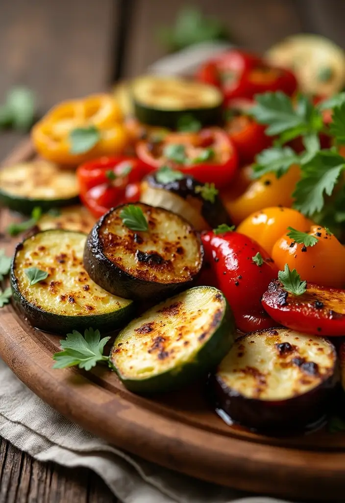 28 Vegetarian Thanksgiving Side Dish Recipes for the Holiday Table 23 28 Vegetarian Thanksgiving Side Dish Recipes for the Holiday Table - 23. Grilled Vegetable Platter