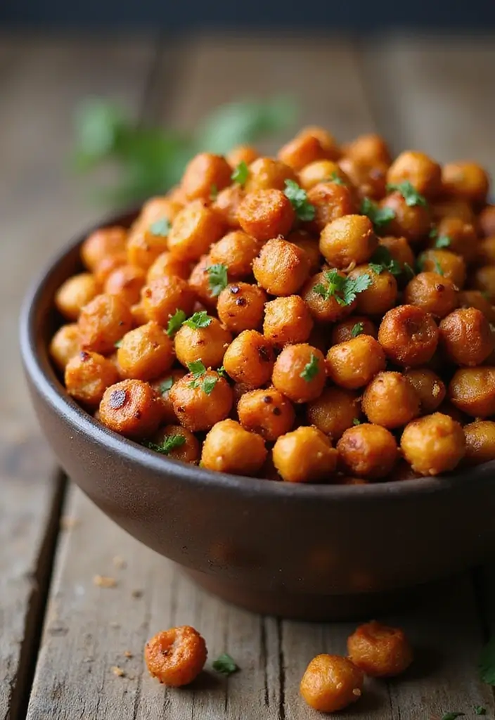 28 Vegetarian Thanksgiving Side Dish Recipes for the Holiday Table 28 28 Vegetarian Thanksgiving Side Dish Recipes for the Holiday Table - 28. Spicy Roasted Chickpeas