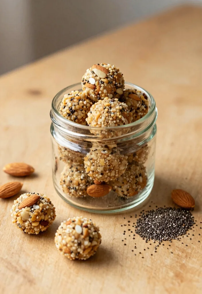 10 Almond Flour Vegan Recipes for Gluten Free Baking - 6. Almond Flour Energy Bites 1