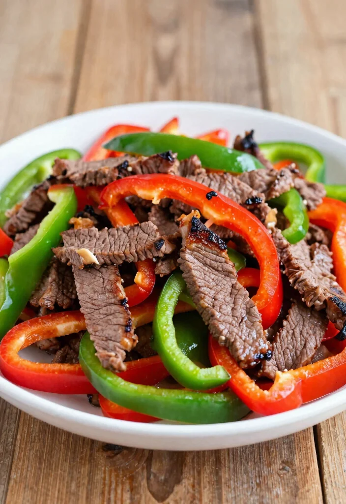 10 Carnivore Diet Dinner Recipes for Simple Meat-Based Meals - 3. Savory Beef Stir-Fry with Bell Peppers 1