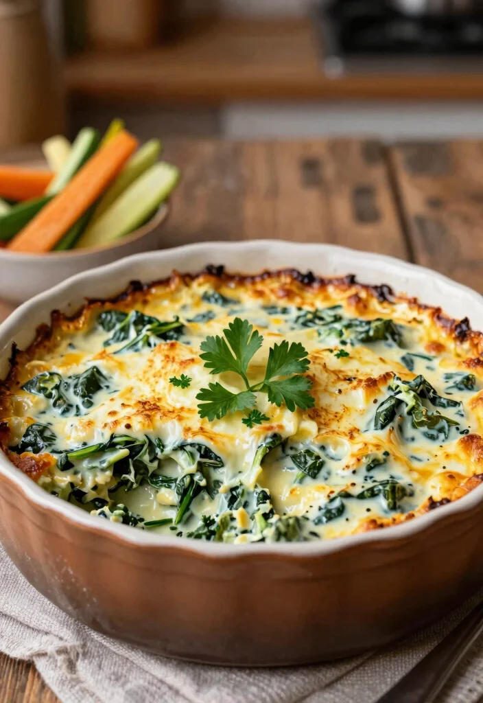 10 Easy Keto Lunch Recipes for Quick Low Carb Meals - 10. Creamy Spinach and Artichoke Bake 1