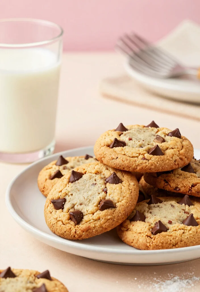 10 Egg White Dessert Recipes for Light Airy Sweet Treats - 5. Egg White Chocolate Chip Cookies 1