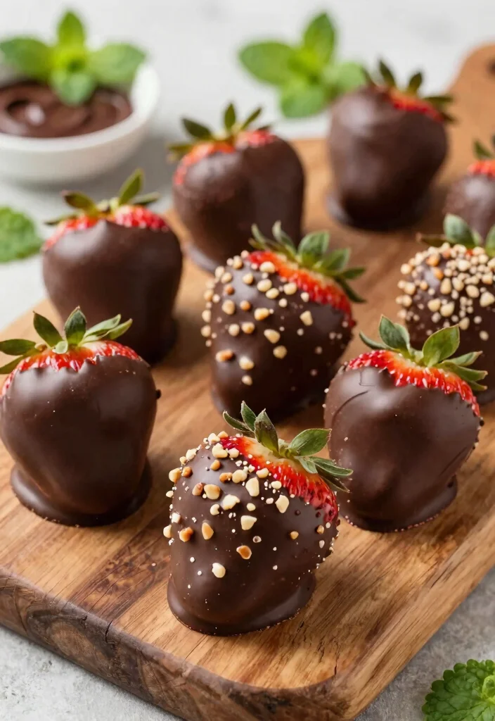 10 Healthy Dark Chocolate Recipes for Smarter Sweet Treats - 2. Dark Chocolate Covered Strawberries 1