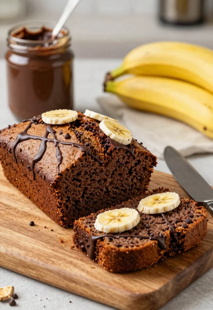 10 Healthy Dark Chocolate Recipes for Smarter Sweet Treats - 5. Dark Chocolate Banana Bread 1