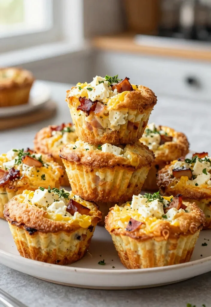 10 Keto Feta Recipes for Salty Savory Dishes 100 10 Keto Feta Recipes for Salty Savory Dishes - 10. Feta & Bacon Egg Muffins 1
