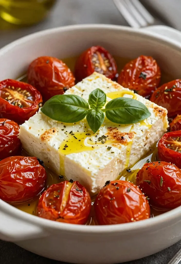 10 Keto Feta Recipes for Salty Savory Dishes 23 10 Keto Feta Recipes for Salty Savory Dishes - 3. Baked Feta with Cherry Tomatoes 1