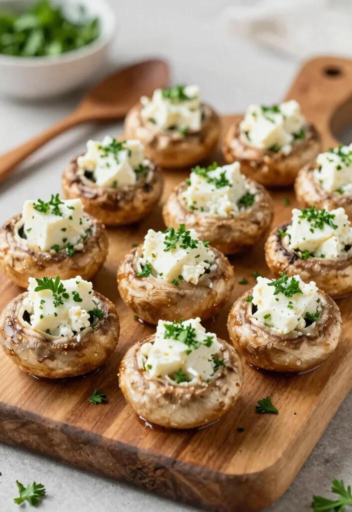 10 Keto Feta Recipes for Salty Savory Dishes 34 10 Keto Feta Recipes for Salty Savory Dishes - 4. Feta-Stuffed Mushrooms 1