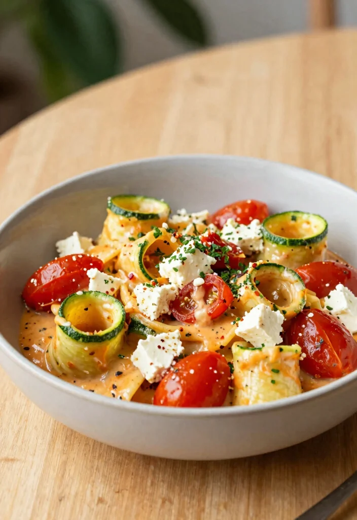 10 Keto Feta Recipes for Salty Savory Dishes 89 10 Keto Feta Recipes for Salty Savory Dishes - 9. Spicy Feta and Tomato Pasta 1