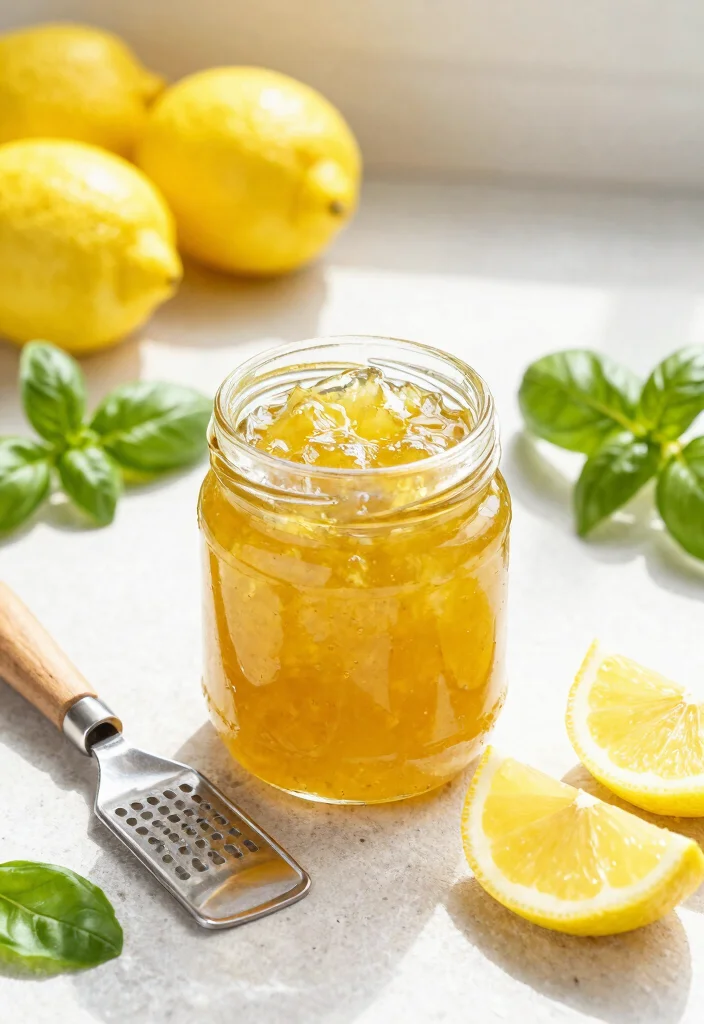 10 Keto Jam Recipes for Sugar Free Spreads - 5. Lemon Basil Jam 1
