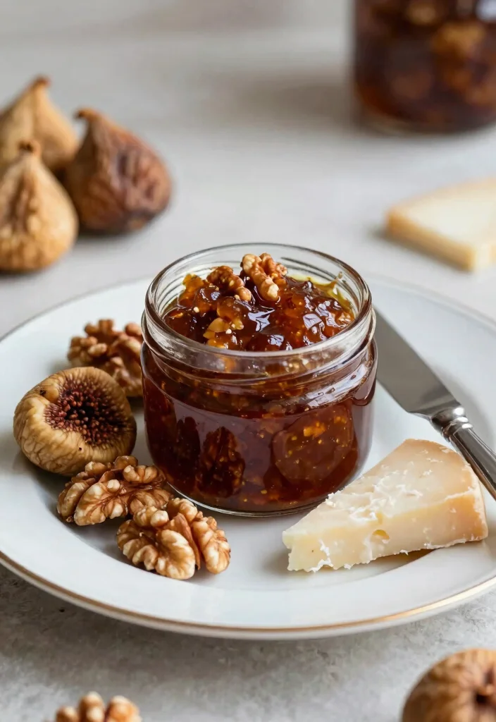 10 Keto Jam Recipes for Sugar Free Spreads - 9. Fig Walnut Jam 1