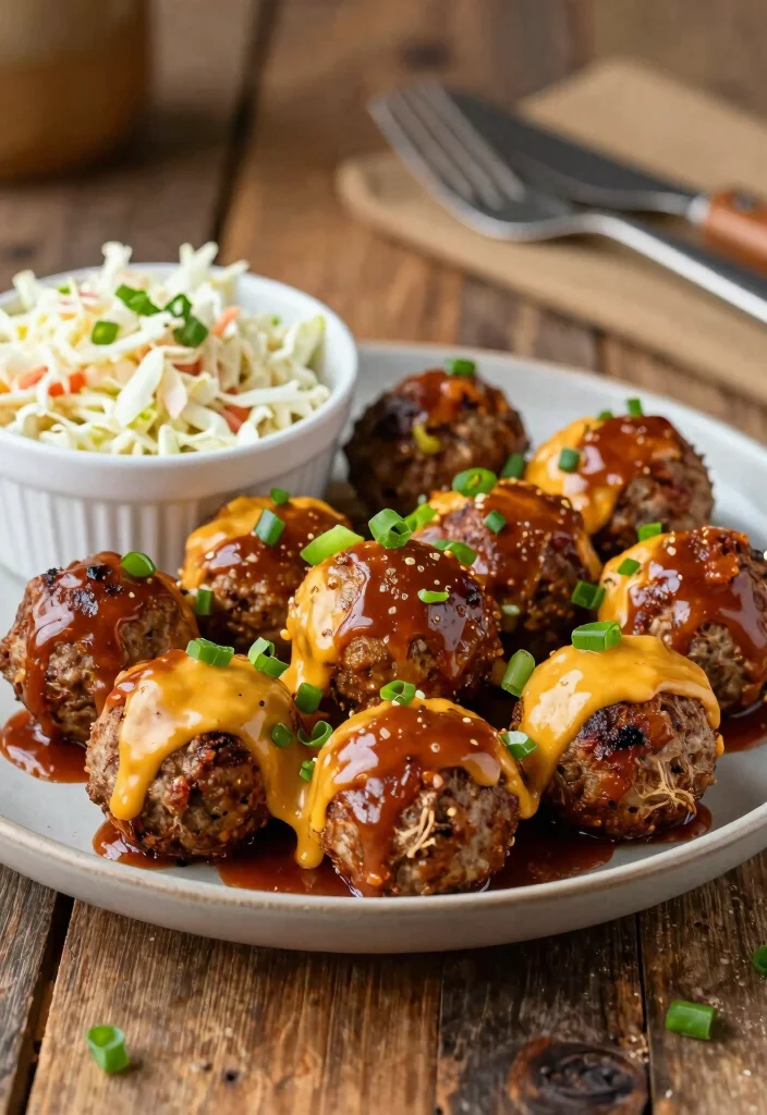 10 Keto Meatball Recipes for Easy Low Carb Dinners - 5. Cheesy BBQ Meatballs 1