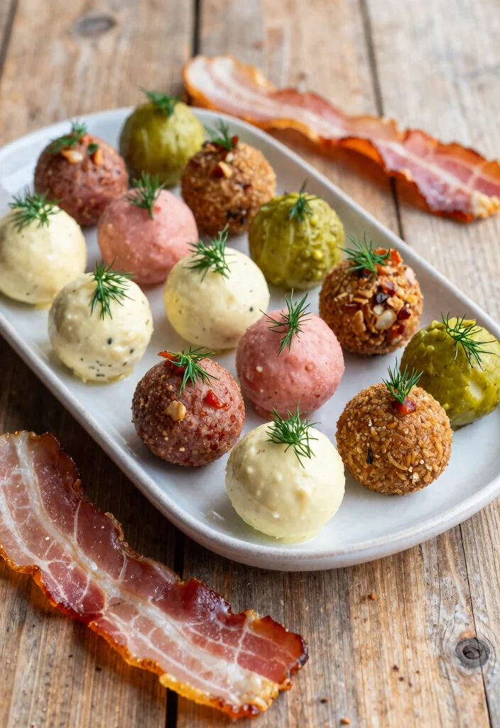 10 Keto Pickle Recipes for Tangy Low Carb Snacks - 10. Pickle and Bacon Fat Bombs 1