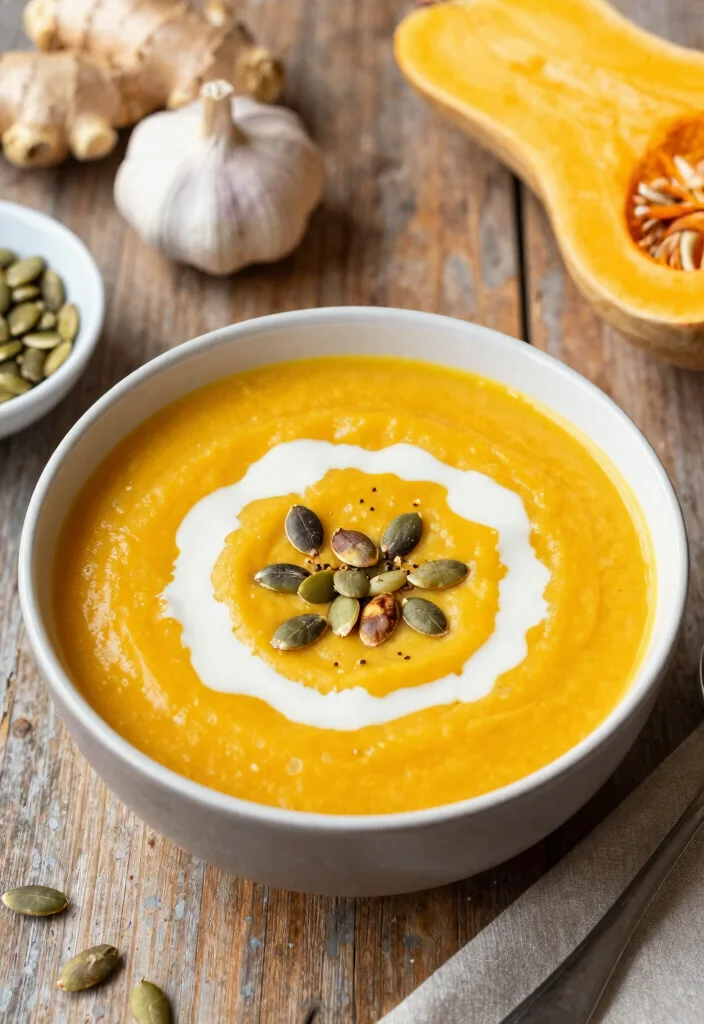 10 Upscale Dinner Recipes for Special At Home Nights - 4. Vegan Butternut Squash Soup 1