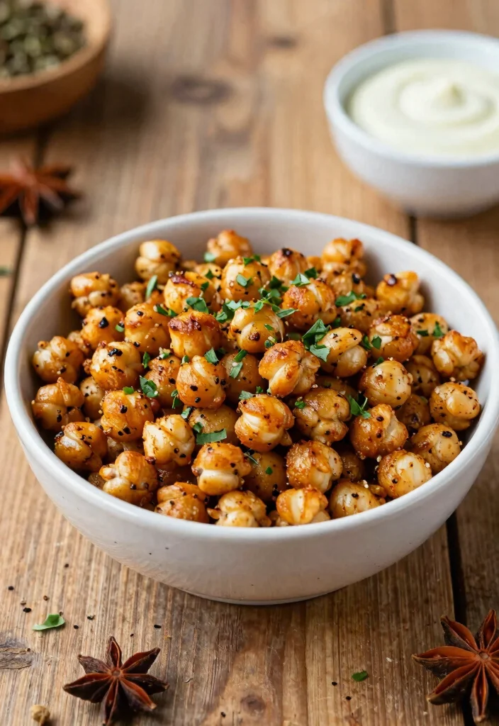 10 Upscale Dinner Recipes for Special At Home Nights - 7. Spicy Roasted Chickpeas 1