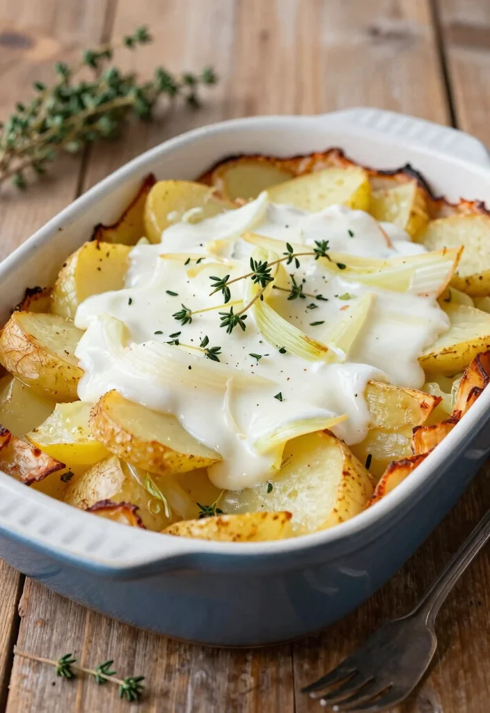 10 Vegan Fennel Recipes for Fresh Aromatic Dishes - 6. Fennel and Potato Gratin 1