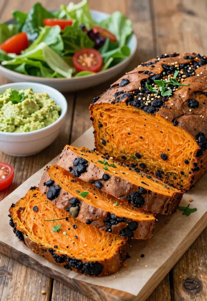 10 Vegan Loaf Recipes for Hearty Meatless Mains - 2. Sweet Potato and Black Bean Loaf 1