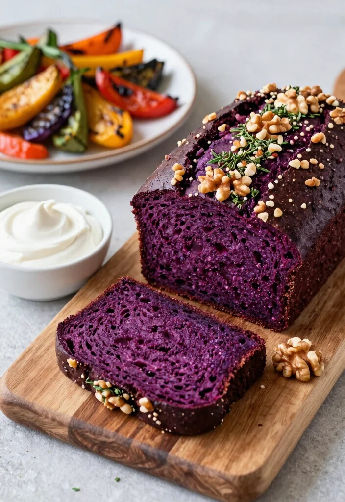 10 Vegan Loaf Recipes for Hearty Meatless Mains - 3. Beet and Walnut Loaf 1