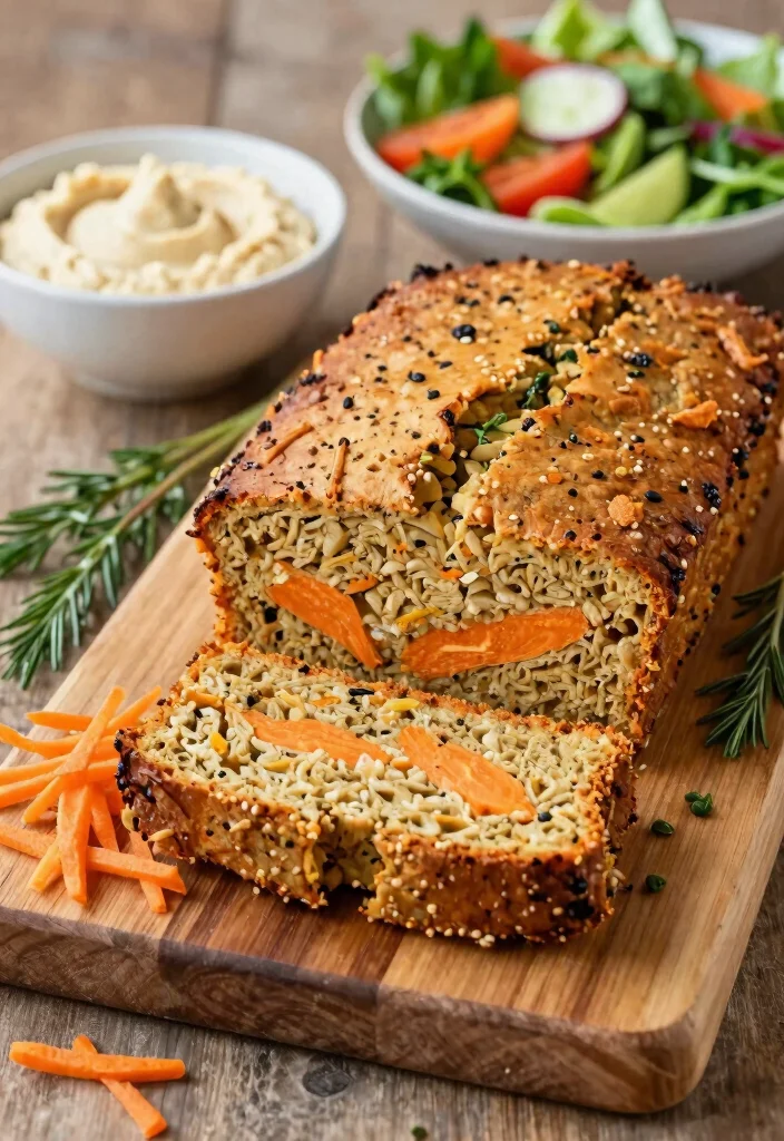 10 Vegan Loaf Recipes for Hearty Meatless Mains - 5. Carrot and Quinoa Loaf 1