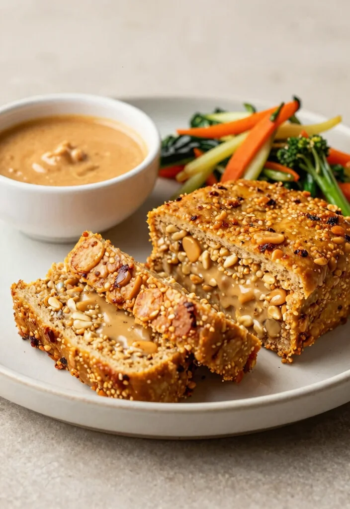 10 Vegan Loaf Recipes for Hearty Meatless Mains - 6. Spicy Thai Peanut Loaf 1