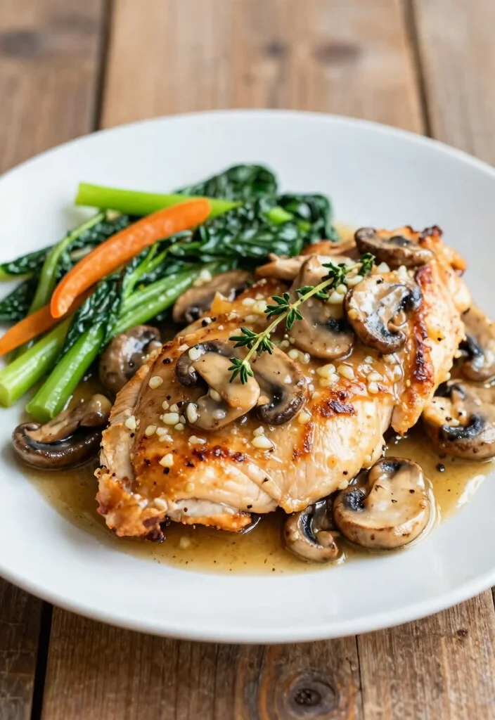 10 Whole30 Keto Recipes for Clean Low Carb Eating - 5. Garlic Butter Mushroom Chicken 1