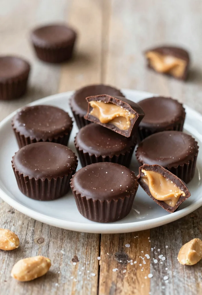 12 Dark Chocolate Dessert Recipes for Rich Indulgent Treats - 6. Dark Chocolate Peanut Butter Cups 1