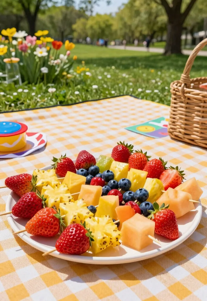 12 Disney Dessert Recipes Inspired by Park Favorites - 4. Fantasia Fruit Skewers 1