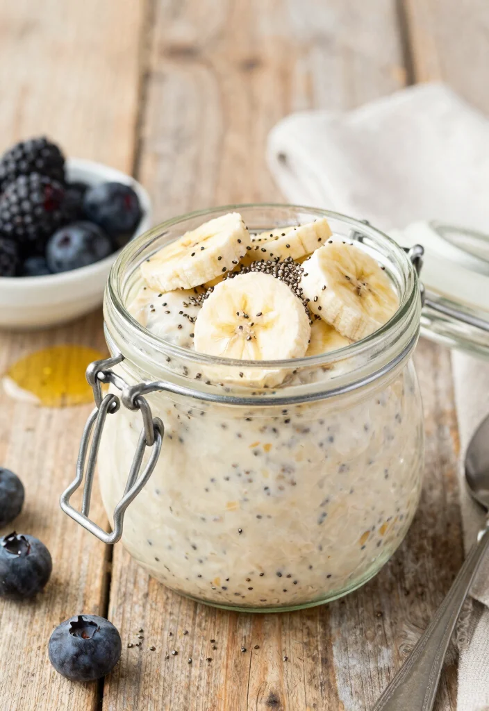 12 Easy Healthy Snack Recipes for Busy Days - 5. Overnight Oats 1