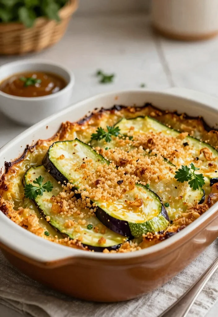12 Eggplant Dinner Recipes for Hearty Savory Dishes - 12. Eggplant and Zucchini Gratin 1