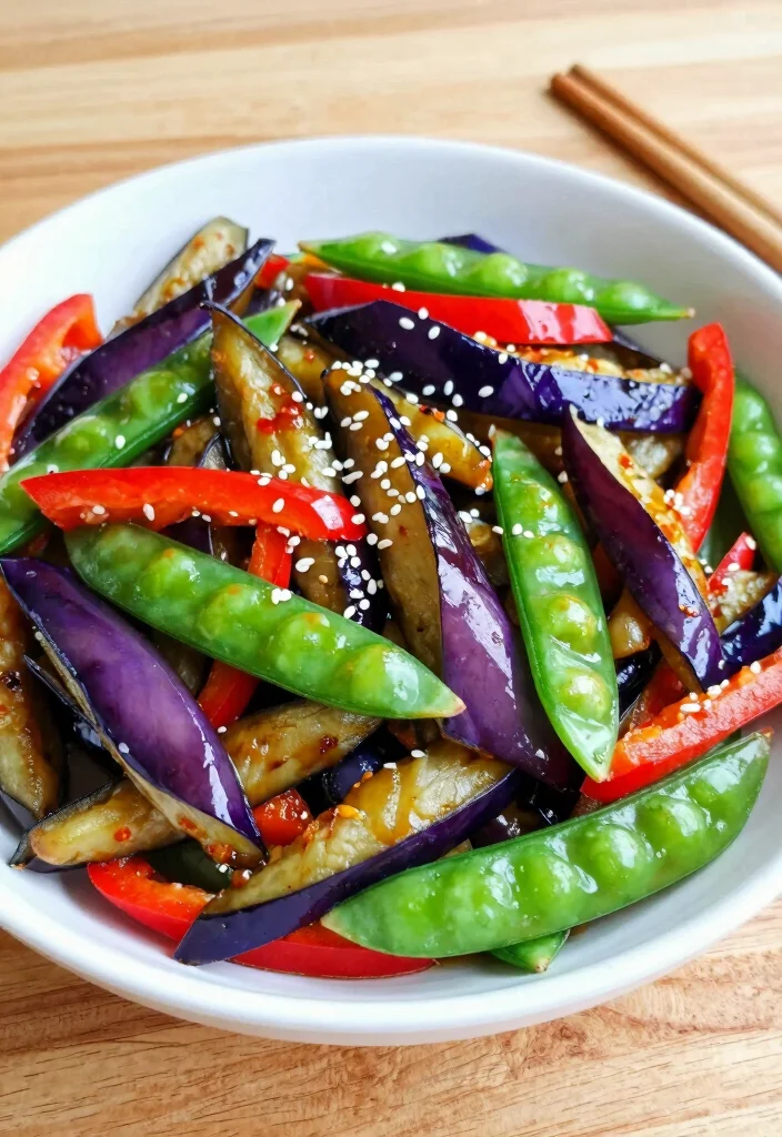 12 Eggplant Dinner Recipes for Hearty Savory Dishes - 4. Spicy Eggplant Stir-Fry 1