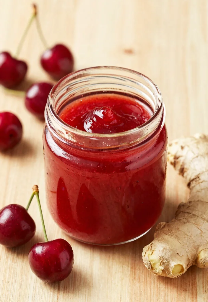 12 Healthy Cherry Recipes for Sweet and Savory Meals - 11. Cherry Ginger Dressing 1