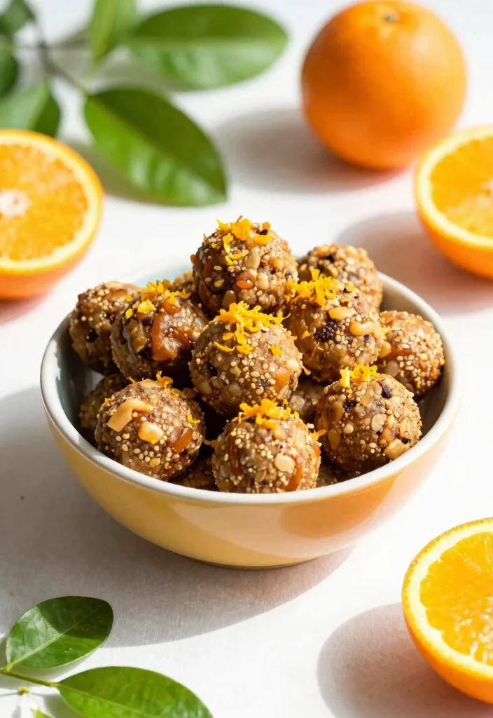 12 Healthy Date Snack Recipes for Natural Energy Bites - 12. Orange-Date Energy Bites 1