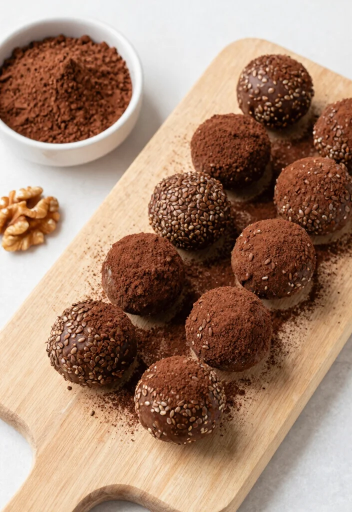 12 Healthy Date Snack Recipes for Natural Energy Bites - 2. Chocolate-Date Bliss Balls 1