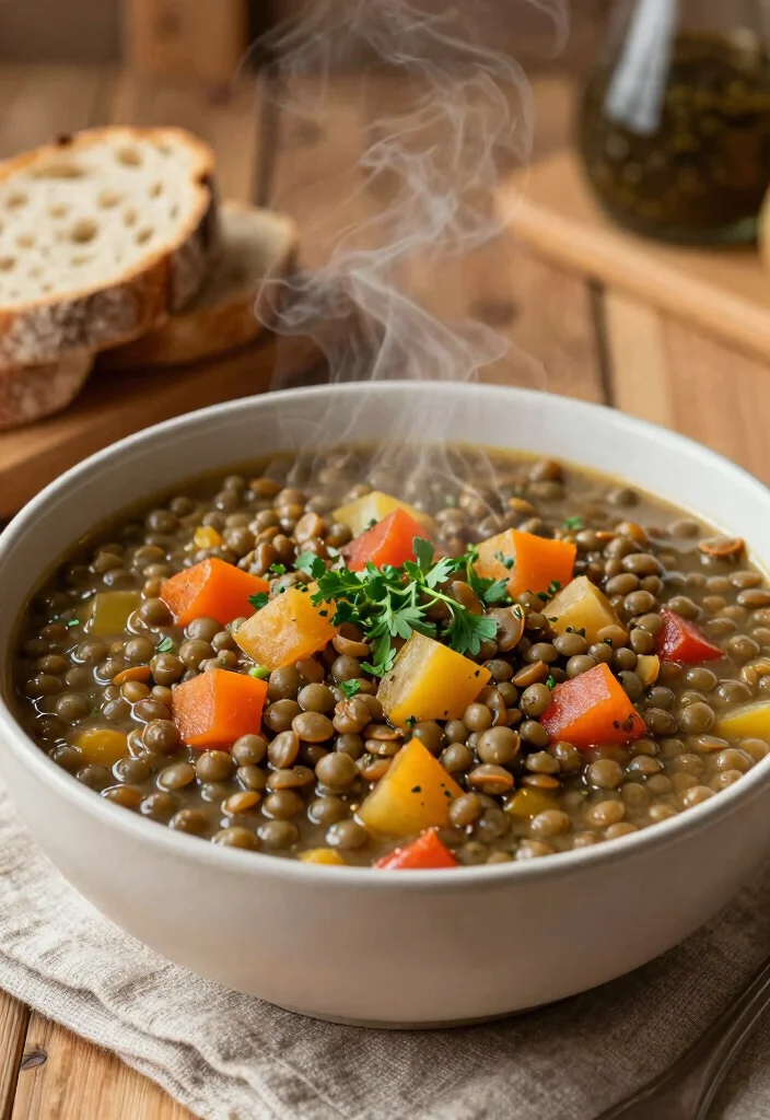 12 Healthy Legume Recipes for Plant-Based Protein Meals - 2. Lentil and Vegetable Stew 1