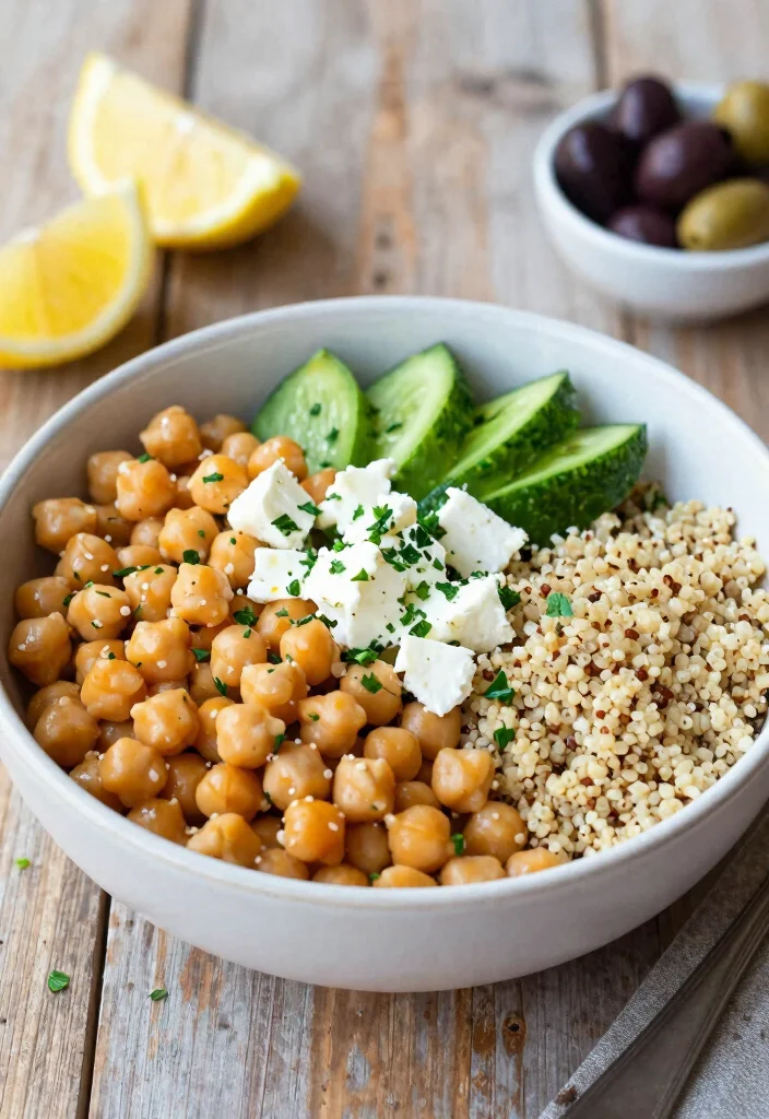 12 Healthy Legume Recipes for Plant-Based Protein Meals - 8. Mediterranean Chickpea Bowl 1